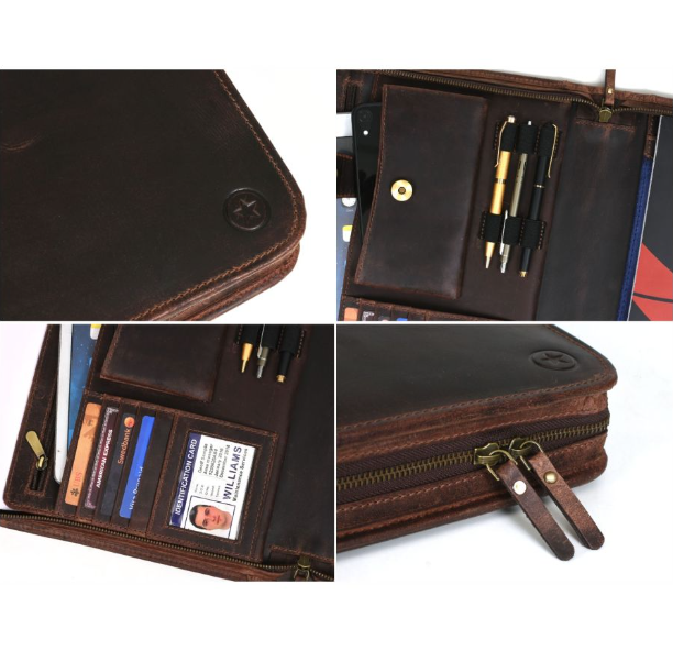 Asturias Organizer - Walnut Brown